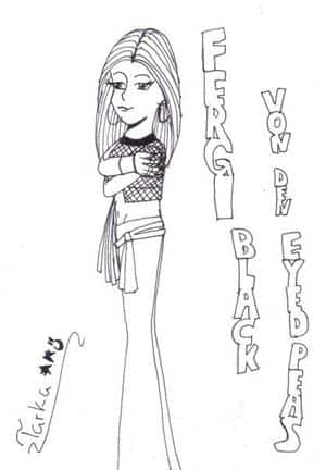Fergie von den blackeyedpeas!