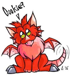 red Chibi-Dragon