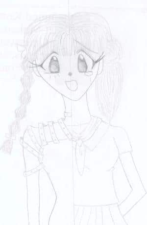 Mädchen mit zwei Seiten (mir fällt kein andrer Titel ein)