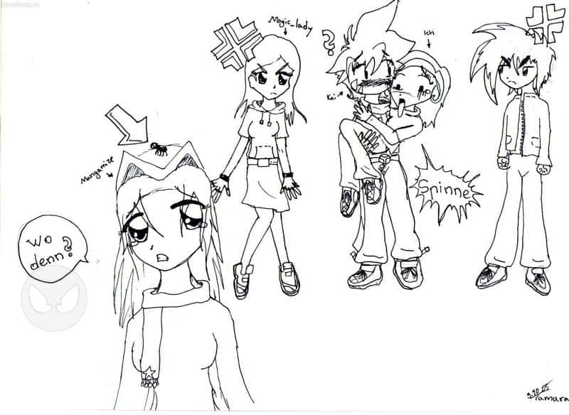 Naja in der Schule ma wieder gekrikelt &gt;.&lt;