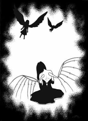 ~engel der nicht fliegen kan~