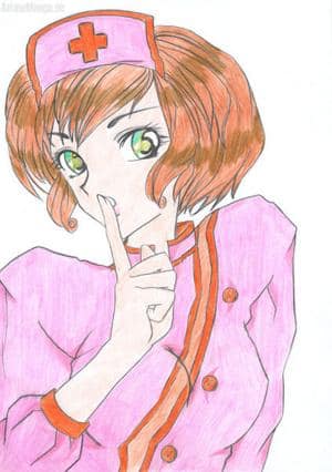 Mädchen als Krankenschwester