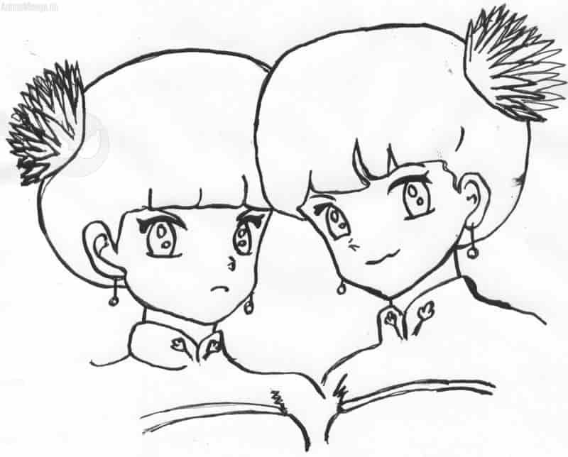 pink und link outlines