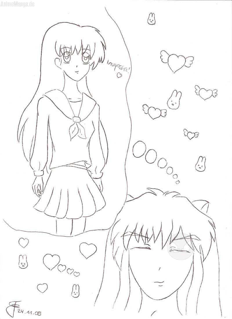 Inuyasha is thinking about Kagome ^^ OL's für nen WB