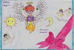 Here youre present,little Angel