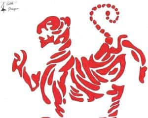 roter Tiger