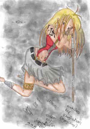 outlines by Hippy_Nagi colored by Pfirsich