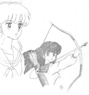 kagome mit pfeil und bogen