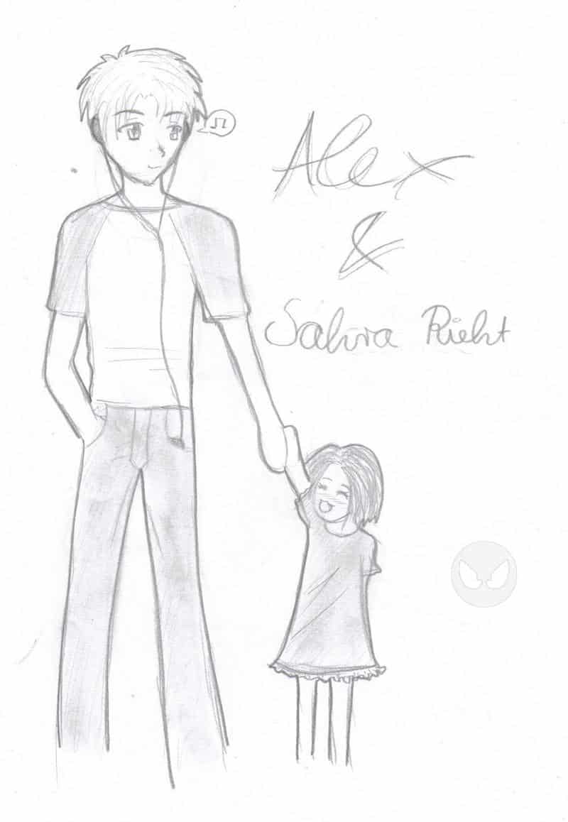 Chara-Alex und Sara