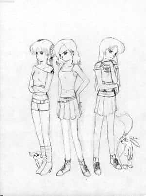 Yumi, Kaori & Hikaru