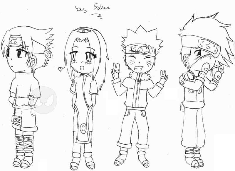 Gruppe 7 chibis x3
