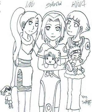 Ino,Sakura und Hinata