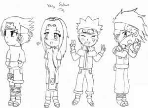 Gruppe 7 chibis x3