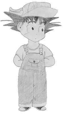 Son-Goku als Kind