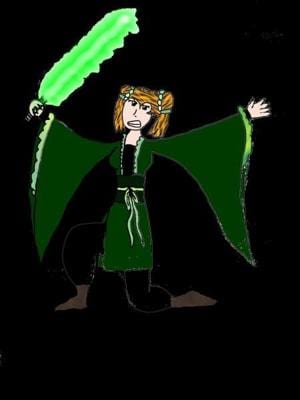 Sternenkriegerin in farbe