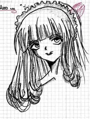 Dessin de 5 minutes pour la lettre de Sweety