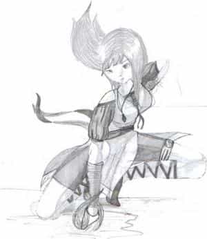 Yagame Ikanami (schwarzweiss)