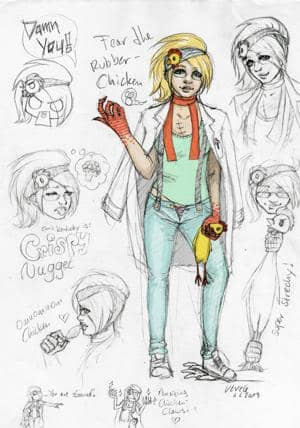 Crispy Nugget - Die Rache des Gummihuhns(Character Design)