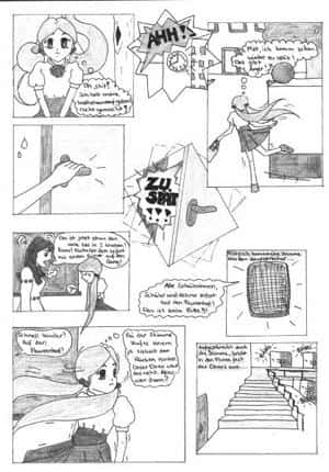 Erste Seite meines Mangas