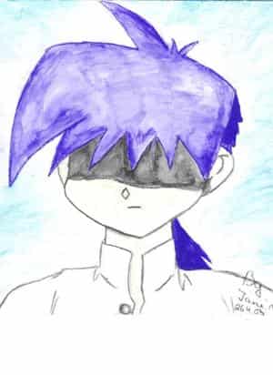 Düsterer Gesichtausdruck...