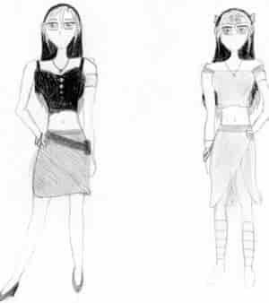 Yamis Tochter heute und vor 5000 Jahren