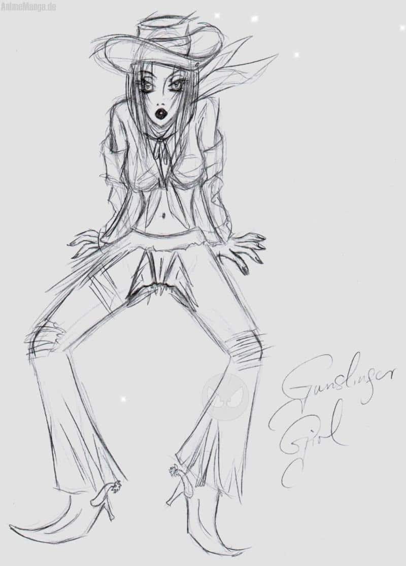 Gunslinger Girl Sketch