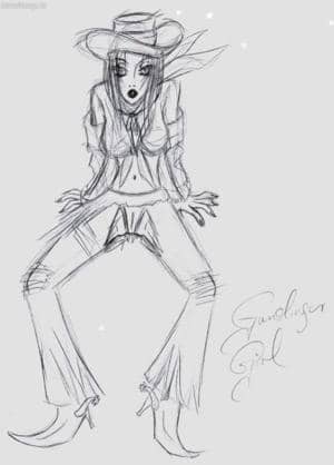 Gunslinger Girl Sketch