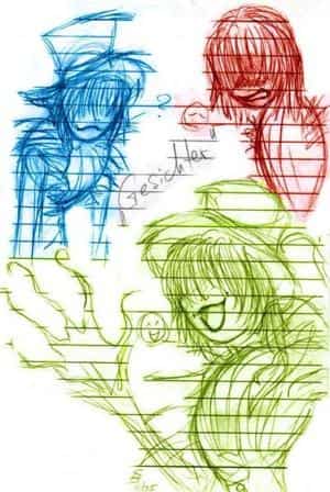 Vogelscheuchenmann Gesichter