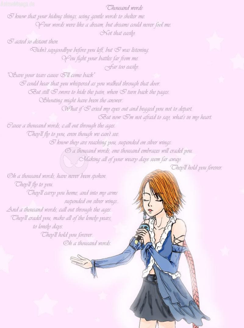 Yuna-Thousand words