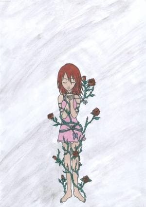 Kairi with roses