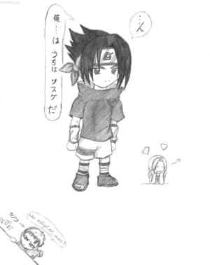 Chibi Sasuke juchhe