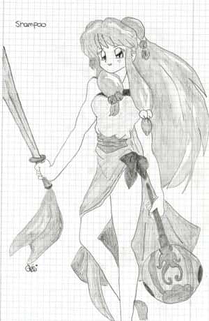 Shampoo with sword (covered)