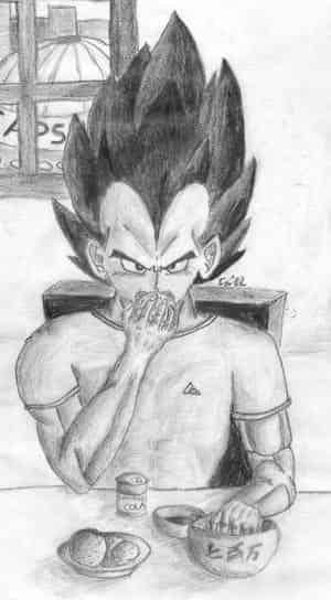 Veggie beim Essen (überarbeitete Version)