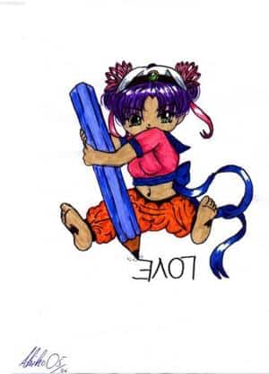 Gini schreibt einen Liebesbrief