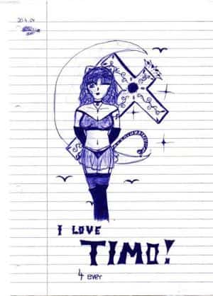 Katzenfrau im Mondlicht.