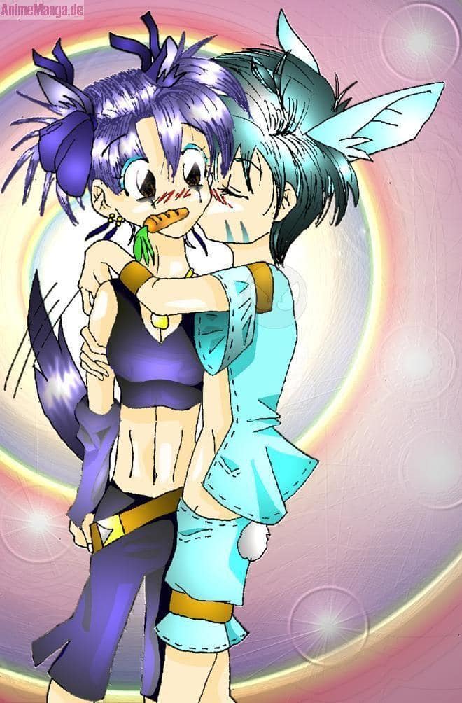 Mein Hund und Yahoos Hase..^^