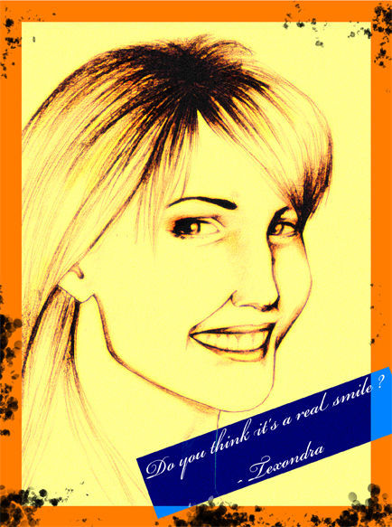 gezwungenes lächeln xD