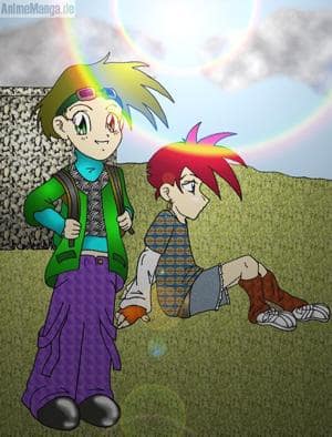 klein Genzo und Enno-Wang-Fu