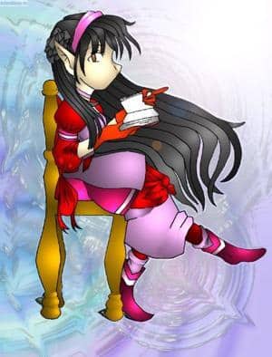 Irgend son elfendingen, dass zu doff ist um einen DvD-Player zu benutzen und desshalb ein Buch ließt... O.o