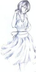 Rukia in einem Kleid