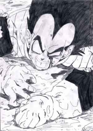 injured Vegeta