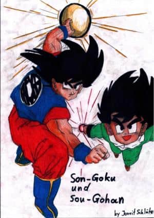 Go´ku und Gohan