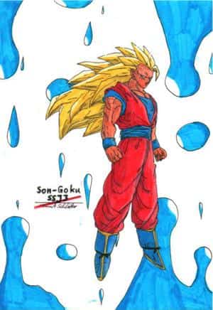 SSJ3 Son-Goku farbig