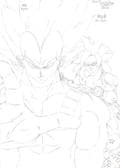 Vegeta ssj & Son-Goku ssj4