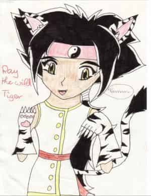 Ray als tiger