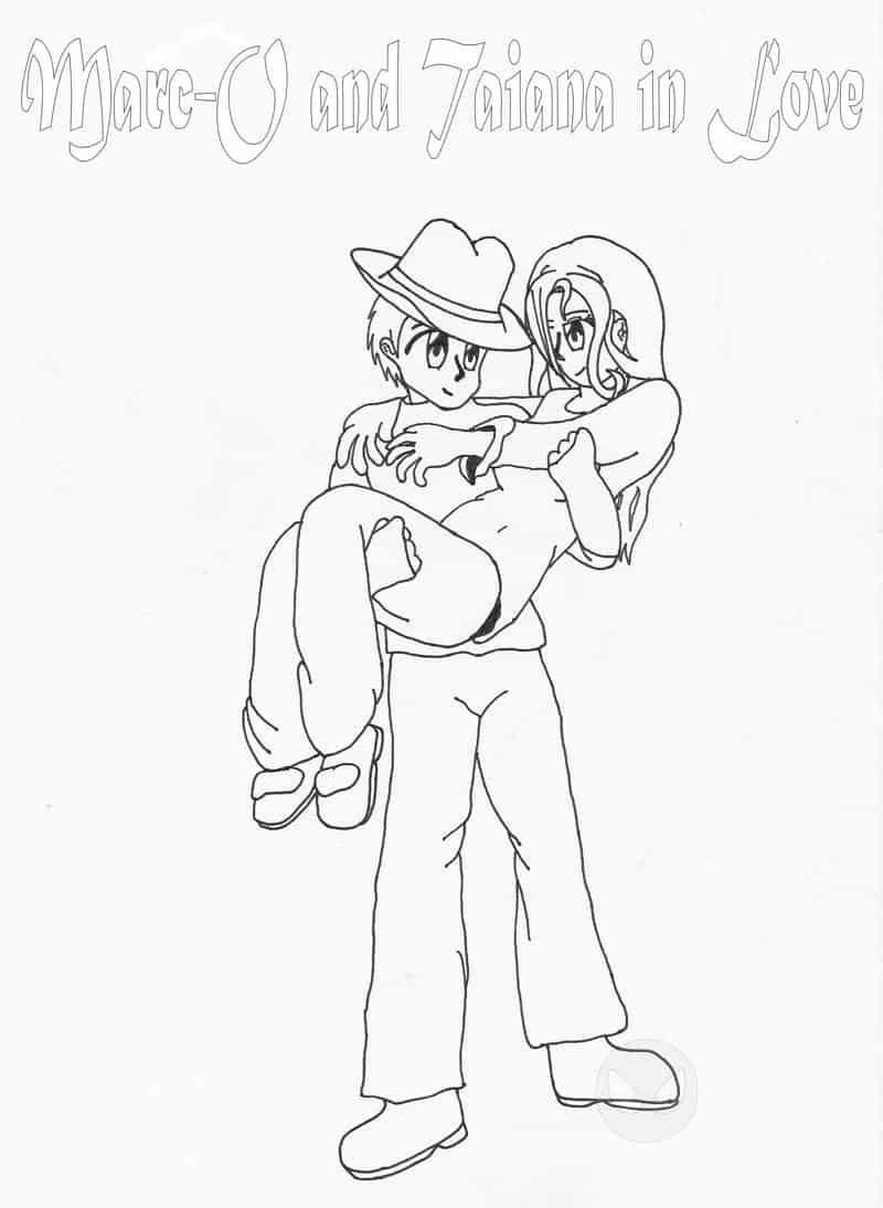 Marc-O and Taiana in love(ols)