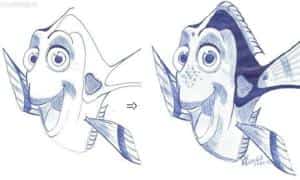 How to draw Dory? oO