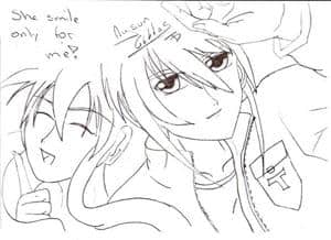 She smile only for me^^