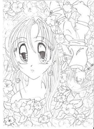 Zwischen den Blumen bist du