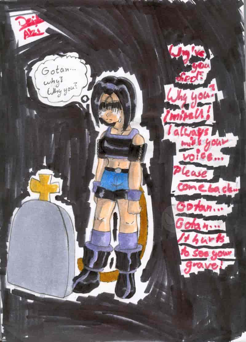 Azura is crying for Gotan